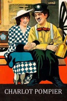 poster Charlot pompier  (1916)